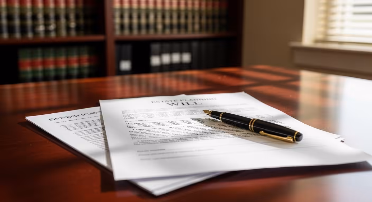 North Carolina estate planning attorney documents for divorce estate update