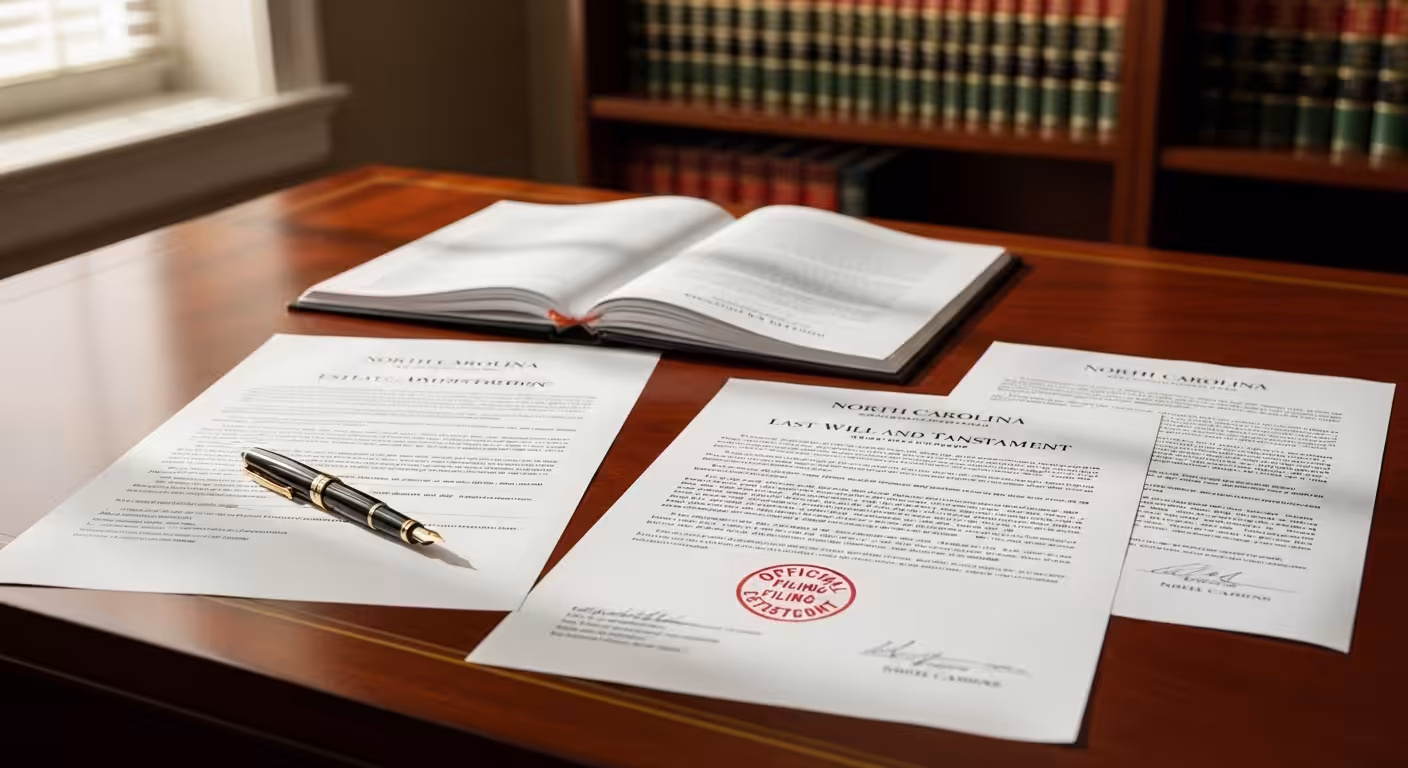 Family meeting with estate attorney to navigate North Carolina probate process